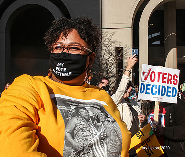 Detroit celebration of Trump’s presidential defeat