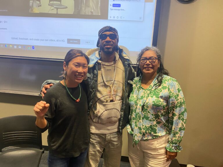 Amazon Labor Union Founder and President, Chris Smalls, talks with Los Angeles College Students after AMERICONNED screening