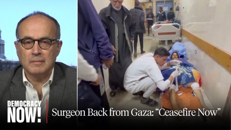 British Surgeon Describes Children Suffering “Appalling Injuries” in Gaza, Demands Immediate Ceasefire