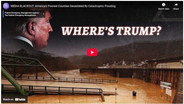 Where’s Trump? America’s Poorest Counties Devastated by Historic Flooding Speak Out.