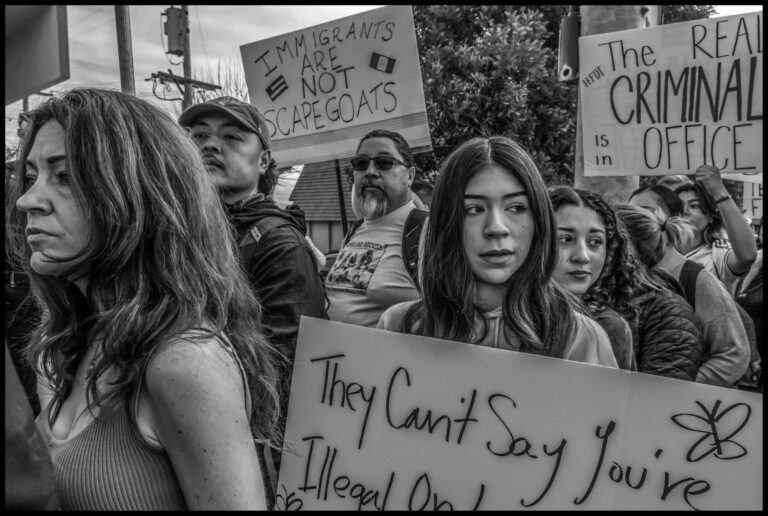 Wilmington March for Immigrant Rights video and David Bacon photos / MAGA means mexicans ain’t going anywhere