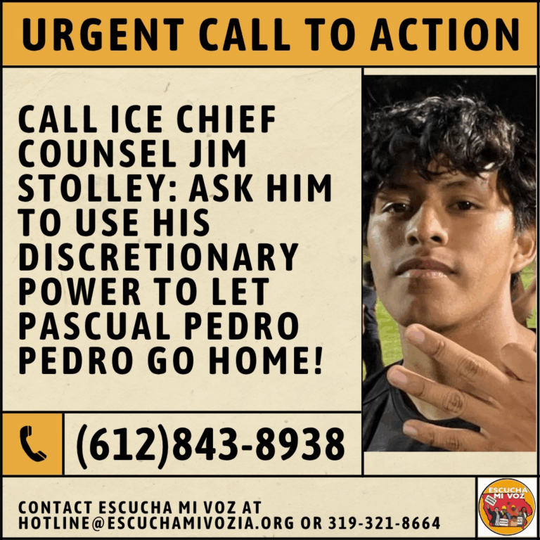 ICE Deports Beloved Community Member, 20-year old Pedro