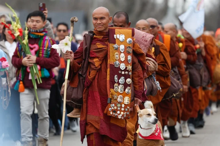 A Walk for Peace: photos of Fort Worth monks’ journey to Washington