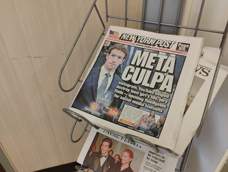 “Terremoto para las grandes tecnológicas”: Jurado de Los Ángeles en juicio por adicción a las redes sociales dictamina que Meta y YouTube perjudicaron a un menor.